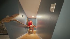 Tatiana Steele & Ian Steele Stair Challenge Lift and Carry