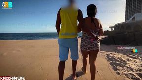 aventura com casal. cuckold da kriss hotwife filmando esposa namorando com negao dotado realizador baiano pelas ruas e praias de salvador . exibicionismo e muito sexo ao ar livre com mulher de