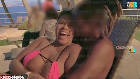 aventura com casal. cuckold da kriss hotwife filmando esposa namorando com negao dotado realizador baiano pelas ruas e praias de salvador . exibicionismo e muito sexo ao ar livre com mulher de