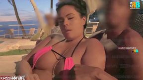 aventura com casal. cuckold da kriss hotwife filmando esposa namorando com negao dotado realizador baiano pelas ruas e praias de salvador . exibicionismo e muito sexo ao ar livre com mulher de