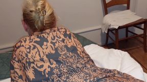 Mature Blonde Wife Enjoys Sex in Between Time