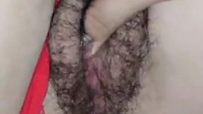 Blonde bombshell indulges in sultry sex sesh covered in luscious fuzz