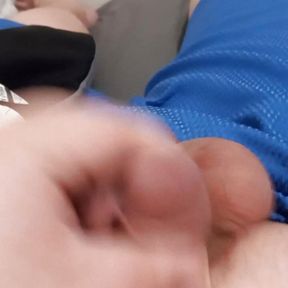 Big cumshot from jerking off