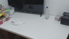 Buen mediodia en la trastienda pareja amateur