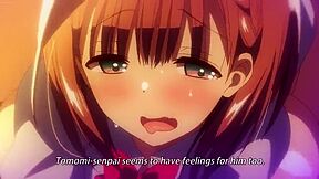 Threesome with my sister, I get sandwiched between two big tits and cum inside them.