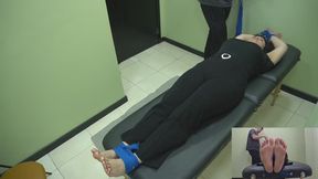 KaChan getting wrapped up for some tickling action (multicamera Body-Feet)