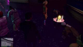 GTA five at Strepclub getting Lap Dance