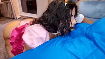 Super Mario EXTREME FACE FUCK Cosplay