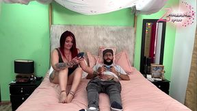 Swinging couple gets barebacked by horny babe