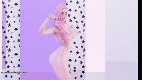 [MMD] AOA - Exuse me Seraphine sexy kpop dance 4K league of legends KDA Korean dance