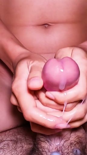 REAL - Step MOM giving OILED HANJOB to her new STEP SON before going to bed   Clip 1