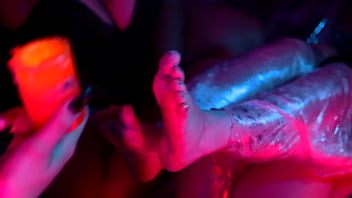Foot Worship, Tickling Fetish &amp_ Wax Play with Bratty Girls!