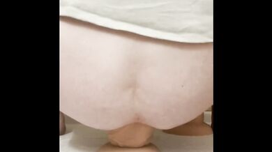 Her tight hole gapes around the monster toy alone