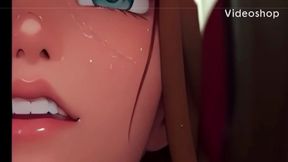 Valentine's-Day Fembots Seduce in Anime Art AI-Smut Fantasy