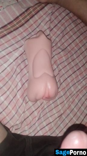 Veginal sex with 3-in-1 pocket masturbater