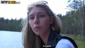 This pretty brunette teen enjoys sex on holiday