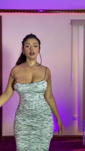 Sexy Zebra Dress