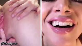 GIRLSWAY Kenna James And Her Boss Masturbate Remotely During The Quarantine