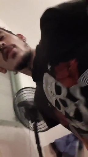 Gaping with cloths on