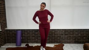 Wet Tease-shirt workout for Losers