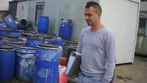 Yougn straight boy fucked by his friend outdoor