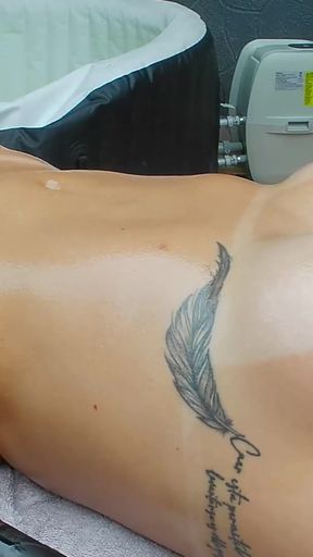 Captivating moment from &quot;Erotic massage to a big ass woman my story&quot;