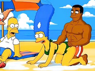 Married Housewife Loves Sucking and Banging Big Black Jocks. Cartoon Parody. The Simpsons parody. Best Compilation Floozy Wife
