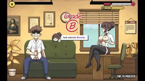 problematic subjects [ hentai game ] university teacher titfuck her students in detention !