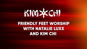 Friendly Feet Worship with Natalie Luxx and Kim Chi