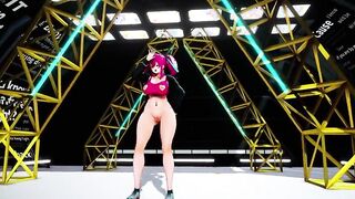 【MMD R-eighteen SEX DANCE】HOT CUNT WITH MOUTH SHOWS HER HUGE TWAT TO GOT FUCKED激しいセックス[MMD R-18]