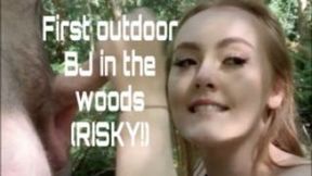 FIRST OUTDOOR BJ - IN THE WOODS