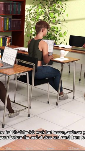 Alternative Shemevolution 3 Ning Gave Sarah a Boobjob at the Gym