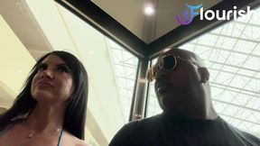 Sweet Sandy gets fierce in elevator encounter