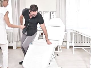 Nympho Nurse Veronica Leal Seduces Her Patients Into A DP Group sex With BBC Doctor GP3396