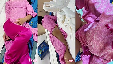 The Alluring Vietnamese Secretary in a Flowing Vietnam's Ao Dai.
