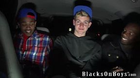 Sam Tyson Handles Two Black Cocks