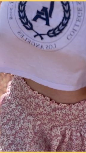 Wifey Loves to Be Braless in Public