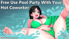 &#x201C;Sneaky Workplace Orgy: Coworker Seduction In The Company Hot Tub