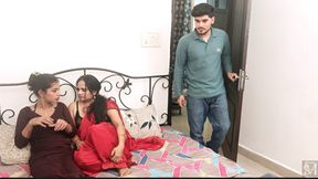 Indian Desi Bhabhi with jija and sali Hardcore sex video