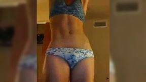 My dick is throbbing is hard after seeing this webcam model's slim body