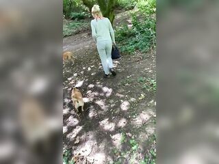 ANAL on a Dog Walk – Full Movie Scene