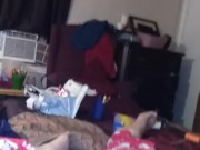 Sunshyne Licks & sucks & Then climbs on top & Fucks TexasRays BWC. Pawg Riding fun