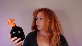 Growth potion makes businesswoman grow!