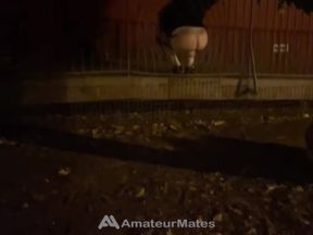 Straight Boy Dared to Show His Big Smooth Butt in Park
