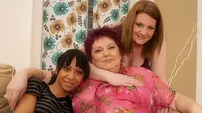 Three Old And Legal-age Lesbians Making Each Other Wet - MatureNL