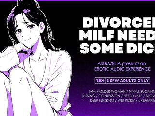 Erotic Audio ASMR - Divorced MILF is Despairing for the Handyman's Cock - Oral pleasure-job, Creampie, Roleplay