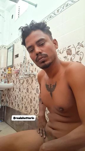 Desi Guy Jerking Off Hard Full Masturbation