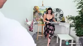 Stunning Czech babe Sofia Lee gives blowjob and gets anal fucked