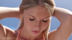 ULTRAFILMS Anjelica the Hottest Girl in Porn in an Adorable Poolside Solo.