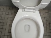 Cumming In A Stall At The Local Truck Stop